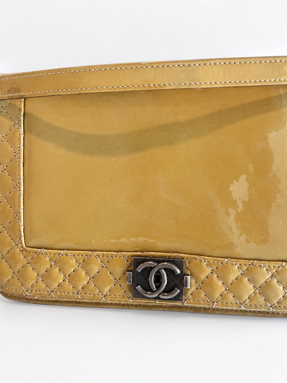 Chanel Boy Wallet on Chain WOC Patent Leather Sample Piece - Picture 2 of 12